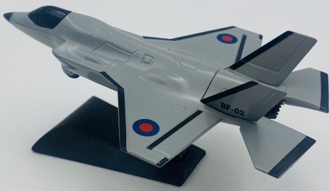 Samolot Lockheed Martin F-35 Lightning II GB model podstawka METAL Motormax Samolot Lockheed Martin F-35 Lightning II GB model podstawka METAL Motormax