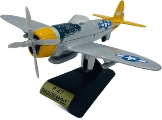 Samolot Republic P-47 Thunderbolt "Jug" model podstawka METAL Motormax