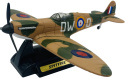 Samolot Supermarine Spitfire duży model podstawka METAL Motormax 76370 1:48