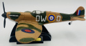 Samolot Supermarine Spitfire duży model podstawka METAL Motormax 76370 1:48