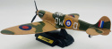 Samolot Supermarine Spitfire duży model podstawka METAL Motormax 76370 1:48