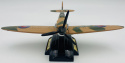 Samolot Supermarine Spitfire duży model podstawka METAL Motormax 76370 1:48