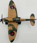 Samolot Supermarine Spitfire duży model podstawka METAL Motormax 76370 1:48
