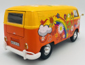 VW Type 2 T1 Flower Power 1:24 Motormax 79563 pomarańczowy