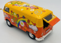 VW Type 2 T1 Flower Power 1:24 Motormax 79563 pomarańczowy