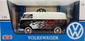 VW Type 2 T1 Hot Rod 1:24 Motormax 79566 płomienie VW Type 2 T1 Hot Rod 1:24 Motormax 79566 płomienie