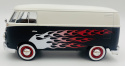 VW Type 2 T1 Hot Rod 1:24 Motormax 79566 płomienie VW Type 2 T1 Hot Rod 1:24 Motormax 79566 płomienie