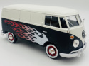 VW Type 2 T1 Hot Rod 1:24 Motormax 79566 płomienie VW Type 2 T1 Hot Rod 1:24 Motormax 79566 płomienie