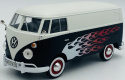 VW Type 2 T1 Hot Rod 1:24 Motormax 79566 płomienie VW Type 2 T1 Hot Rod 1:24 Motormax 79566 płomienie