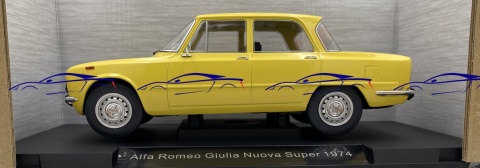 Alfa Romeo Giulia Nuova Super 1974 1:18 model MCG 18334 żółty Alfa Romeo Giulia Nuova Super 1974 1:18 model MCG 18334 żółty