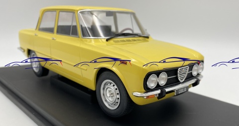 Alfa Romeo Giulia Nuova Super 1974 1:18 model MCG 18334 żółty Alfa Romeo Giulia Nuova Super 1974 1:18 model MCG 18334 żółty