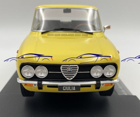 Alfa Romeo Giulia Nuova Super 1974 1:18 model MCG 18334 żółty Alfa Romeo Giulia Nuova Super 1974 1:18 model MCG 18334 żółty