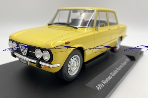 Alfa Romeo Giulia Nuova Super 1974 1:18 model MCG 18334 żółty Alfa Romeo Giulia Nuova Super 1974 1:18 model MCG 18334 żółty