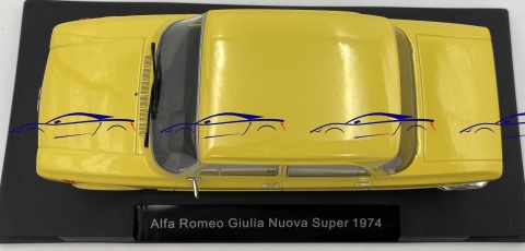 Alfa Romeo Giulia Nuova Super 1974 1:18 model MCG 18334 żółty Alfa Romeo Giulia Nuova Super 1974 1:18 model MCG 18334 żółty