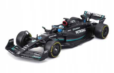 Bolid do składania F1 Mercedes AMG W14 E 2023 #63 Russell Bburago 1:24 Bolid do składania F1 Mercedes AMG W14 E 2023 #63 Russell Bburago 1:24