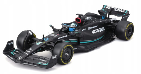 Bolid do składania F1 Mercedes AMG W14 E 2023 #63 Russell Bburago 1:24 Bolid do składania F1 Mercedes AMG W14 E 2023 #63 Russell Bburago 1:24