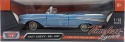 Chevrolet Bel Air 1957 1:18 model Motormax 73175 niebieski
