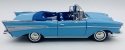Chevrolet Bel Air 1957 1:18 model Motormax 73175 niebieski