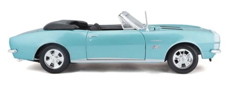 Chevrolet CAMARO SS 396 1967 1:18 Maisto 31684 jasny zielony Chevrolet CAMARO SS 396 1967 1:18 Maisto 31684 jasny zielony