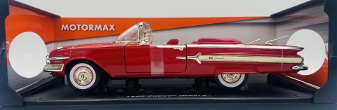 Chevrolet Impala 1960 1:18 Motormax 73110 czerwony Chevrolet Impala 1960 1:18 Motormax 73110 czerwony