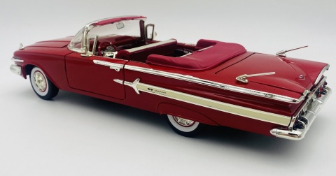 Chevrolet Impala 1960 1:18 Motormax 73110 czerwony Chevrolet Impala 1960 1:18 Motormax 73110 czerwony