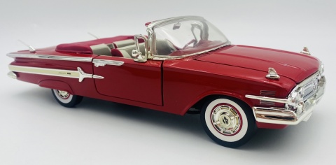 Chevrolet Impala 1960 1:18 Motormax 73110 czerwony Chevrolet Impala 1960 1:18 Motormax 73110 czerwony