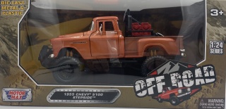 Chevy 5100 Stepside 1955 OFF ROAD Series 1:24 Motormax 79133