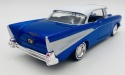 Chevy Bel Air 1957 z blendą przeciwsłoneczną Get Low 1:24 Motormax 79030