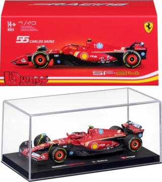 F1 FERRARI SF-24 2024 C. Sainz #55 Imola KASK BBurago 1:43