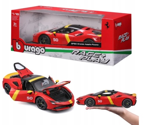 Ferrari SF90 Stradale Assetto Fiorano 1:18 Bburago 18-16021 Ferrari SF90 Stradale Assetto Fiorano 1:18 Bburago 18-16021