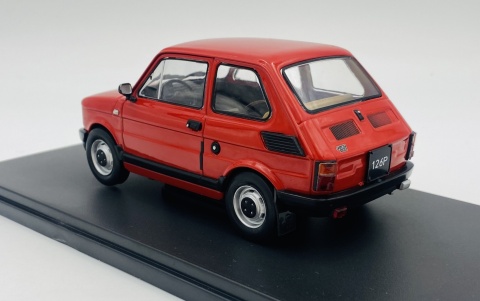 Fiat 126p maluch model 124249 WhiteBox 1:24 czerwony