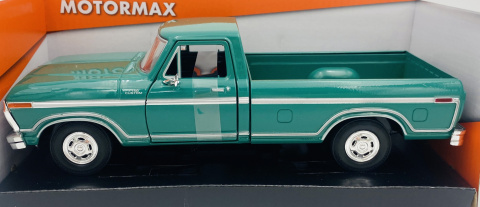 Ford F-150 Custom Pickup 1977 1:24 Motormax 79386 zielony Ford F-150 Custom Pickup 1977 1:24 Motormax 79386 zielony