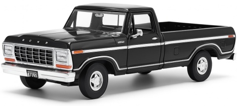 Ford F-150 Custom Pickup 1979 1:24 Motormax 79346 czarny Ford F-150 Custom Pickup 1979 1:24 Motormax 79346 czarny
