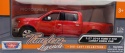 Ford F-150 Lariat Crew Cab '19 model 1:27 Motormax 79363 czerwony