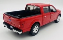 Ford F-150 Lariat Crew Cab '19 model 1:27 Motormax 79363 czerwony