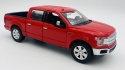 Ford F-150 Lariat Crew Cab '19 model 1:27 Motormax 79363 czerwony