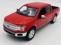 Ford F-150 Lariat Crew Cab '19 model 1:27 Motormax 79363 czerwony