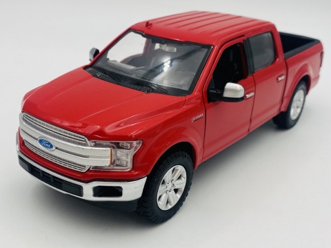 Ford F-150 Lariat Crew Cab '19 model 1:27 Motormax 79363 czerwony Ford F-150 Lariat Crew Cab '19 model 1:27 Motormax 79363 czerwony