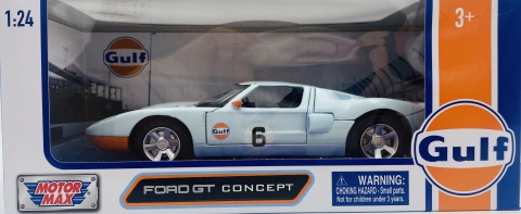 Ford GT Concept with GULF Livery model 1:24 Motormax 79641 Ford GT Concept with GULF Livery model 1:24 Motormax 79641