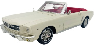 Ford Mustang 1/2 1964 cabrio Bond Goldfinger model 1:18 Motormax 79833