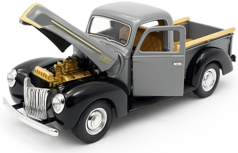 Ford Pickup Jailbar 1942-1947 1:24 Motormax 79388 szary Ford Pickup Jailbar 1942-1947 1:24 Motormax 79388 szary