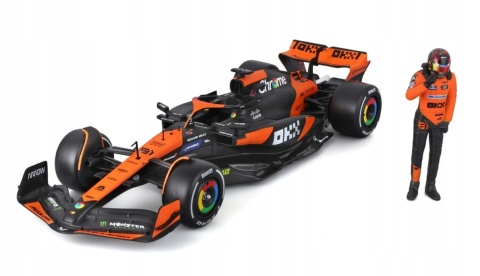 Formuła 1 McLaren MCL38 GP Miami F1 2024 #81 Piastri figurka BBurago 1:24 Formuła 1 McLaren MCL38 GP Miami F1 2024 #81 Piastri figurka BBurago 1:24