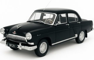 GAZ Wołga Wolga M 21 (1960) model WB124245 METAL WhiteBox 1:24 czarny