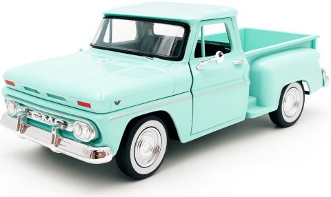 GMC C1000 Fenderside 1966 Pickup 1:24 Motormax 79379 jasny zielony GMC C1000 Fenderside 1966 Pickup 1:24 Motormax 79379 jasny zielony