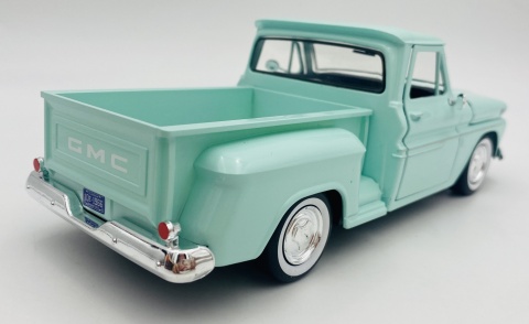 GMC C1000 Fenderside 1966 Pickup 1:24 Motormax 79379 jasny zielony GMC C1000 Fenderside 1966 Pickup 1:24 Motormax 79379 jasny zielony
