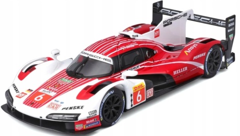 PORSCHE 963 #6 Penske Motorsport FIA WEC 24h Le Mans 1:24 BBurago 28042 PORSCHE 963 #6 Penske Motorsport FIA WEC 24h Le Mans 1:24 BBurago 28042