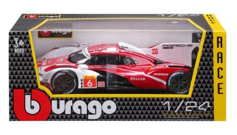 PORSCHE 963 #6 Penske Motorsport FIA WEC 24h Le Mans 1:24 BBurago 28042 PORSCHE 963 #6 Penske Motorsport FIA WEC 24h Le Mans 1:24 BBurago 28042