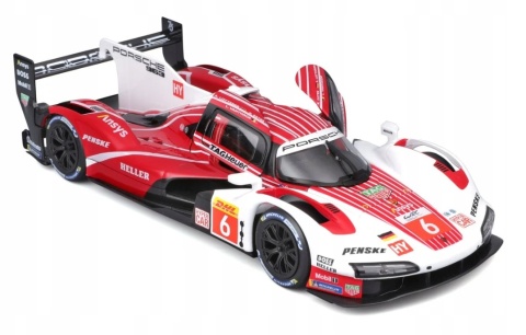 PORSCHE 963 #6 Penske Motorsport FIA WEC 24h Le Mans 1:24 BBurago 28042 PORSCHE 963 #6 Penske Motorsport FIA WEC 24h Le Mans 1:24 BBurago 28042