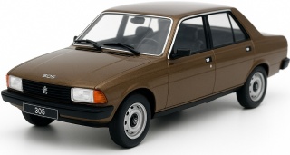 Peugeot 305 (1975) model WB124243 METAL WhiteBox 1:24 brązowy