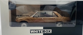 Peugeot 305 (1975) model WB124243 METAL WhiteBox 1:24 brązowy